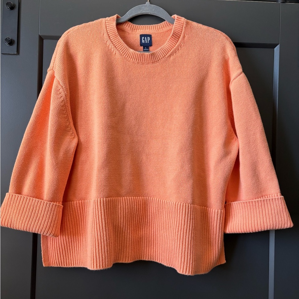 GAP Women's Coral Crew Neck Sweater